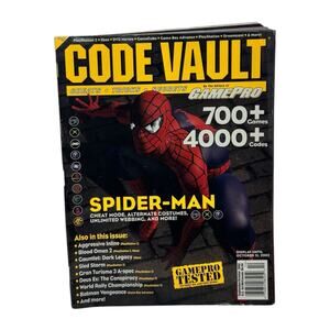 GamePro Code Vault Magazine Spiderman (Sept/Oct 2002)